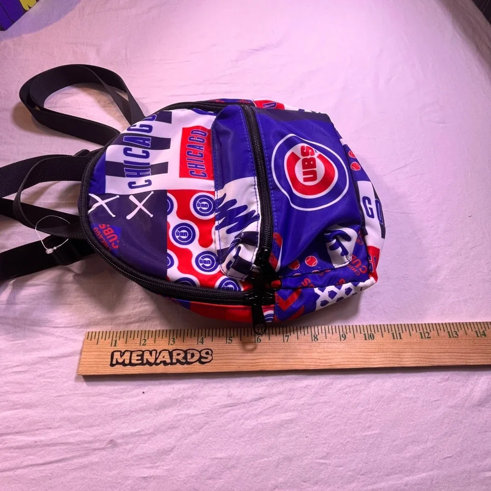 MLB Chicago Cubs Mini Backpack Unisex O Blue NEW All Over Print